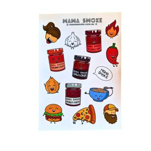 Mama Smoke Sticker Sheet